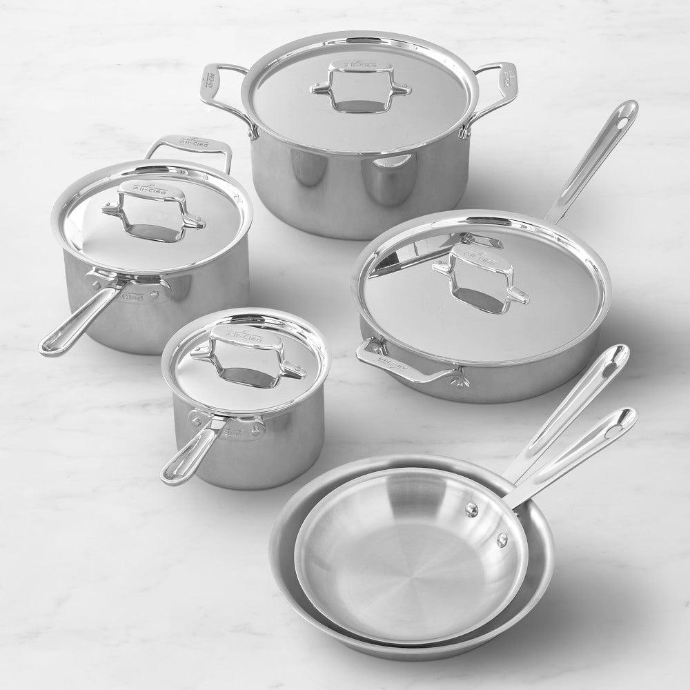 All-Clad D5 Polished 5 Ply Stainless Steel Cookware
